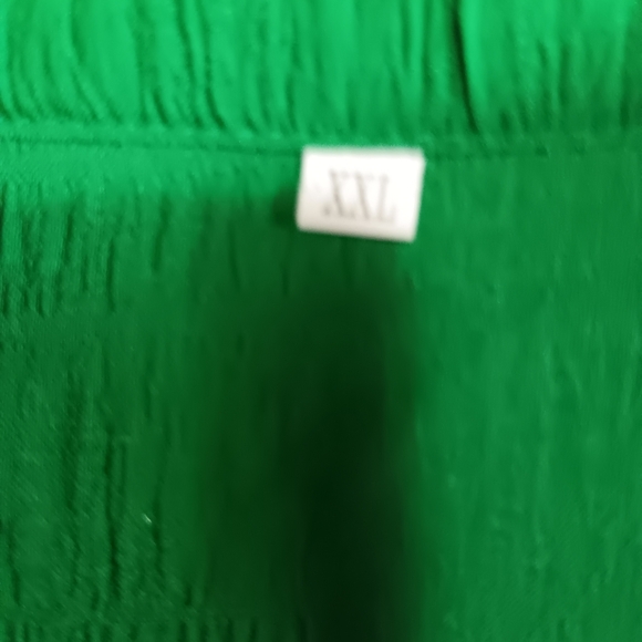 Green Mandarin Collar Blouse - Picture 4 of 6